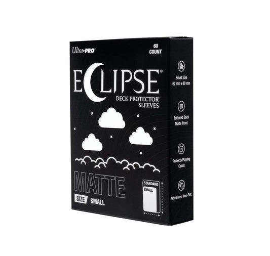 Ultra Pro ECLIPSE Matte Small DECK PROTECTOR Sleeves: Arctic White - 60ct