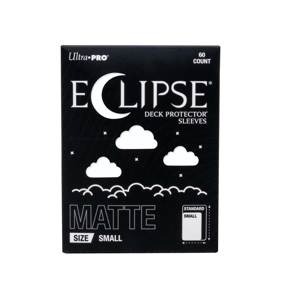 Ultra Pro ECLIPSE Matte Small DECK PROTECTOR Sleeves: Arctic White - 60ct