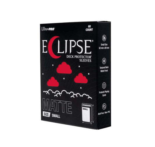 Ultra Pro ECLIPSE Matte Small DECK PROTECTOR Sleeves: Apple Red - 60ct