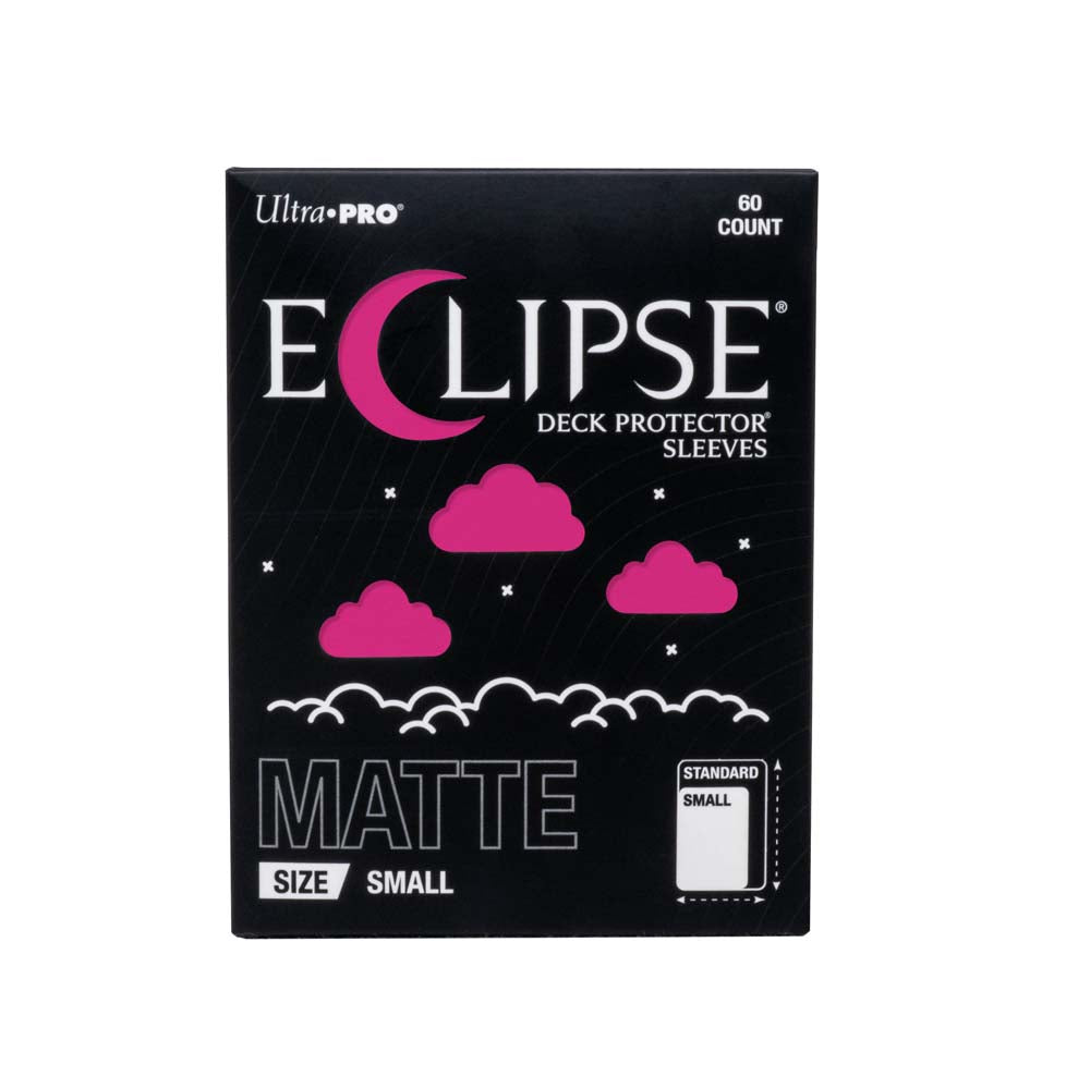 Ultra Pro ECLIPSE Matte Small DECK PROTECTOR Sleeves: Hot Pink - 60ct