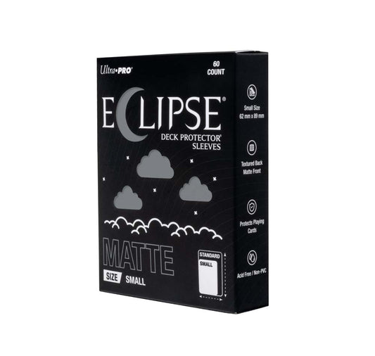 Ultra Pro ECLIPSE Matte Small DECK PROTECTOR Sleeves: Smoke Grey - 60ct