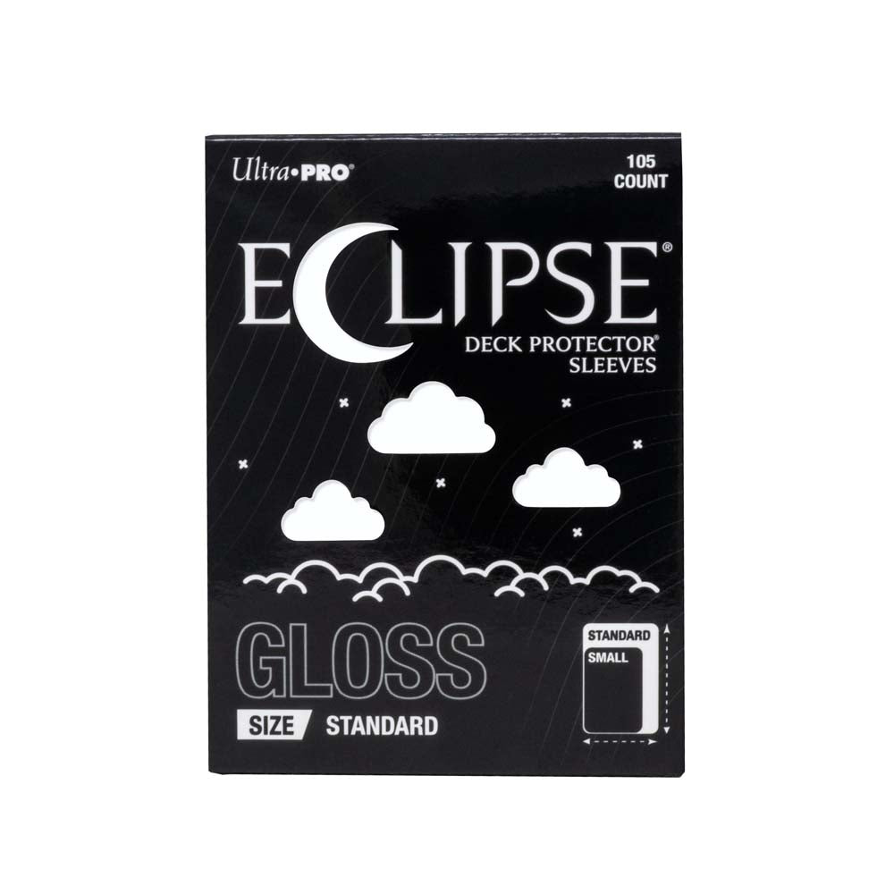 Ultra Pro - ECLIPSE Gloss Standard DECK PROTECTOR Sleeves: Arctic White - 105ct