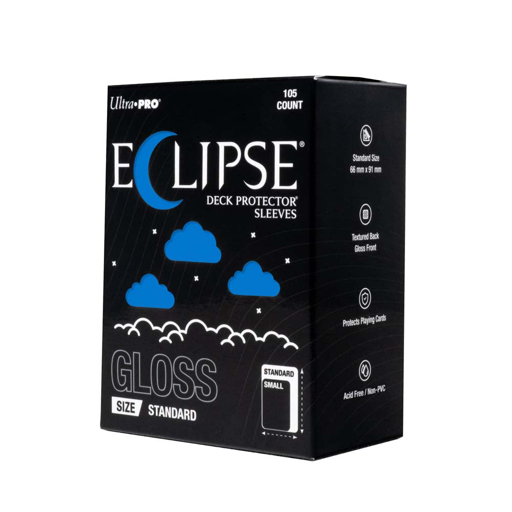 Ultra Pro - ECLIPSE Gloss Standard DECK PROTECTOR Sleeves: Pacific Blue - 105ct