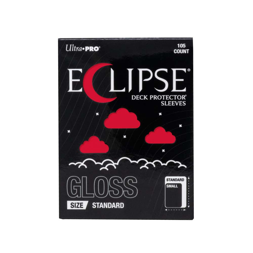 Ultra Pro - ECLIPSE Gloss Standard DECK PROTECTOR Sleeves: Apple Red - 105ct