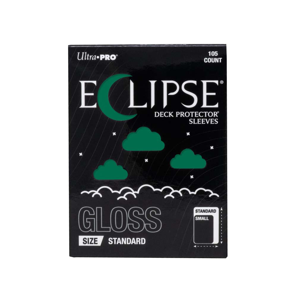 Ultra Pro - ECLIPSE Gloss Standard DECK PROTECTOR Sleeves: Forest Green - 105ct