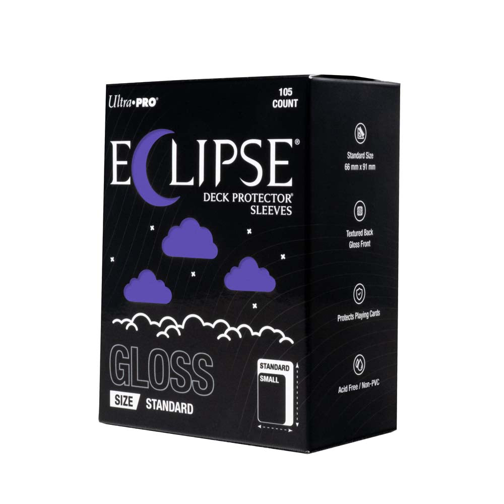 Ultra Pro - ECLIPSE Gloss Standard DECK PROTECTOR Sleeves: Royal Purple - 105ct