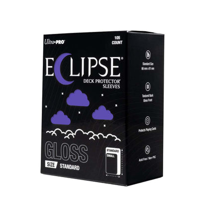 Ultra Pro - ECLIPSE Gloss Standard DECK PROTECTOR Sleeves: Royal Purple - 105ct