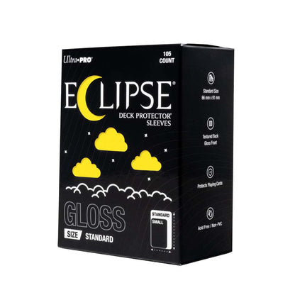 Ultra Pro - ECLIPSE Gloss Standard DECK PROTECTOR Sleeves: Lemon Yellow - 105ct