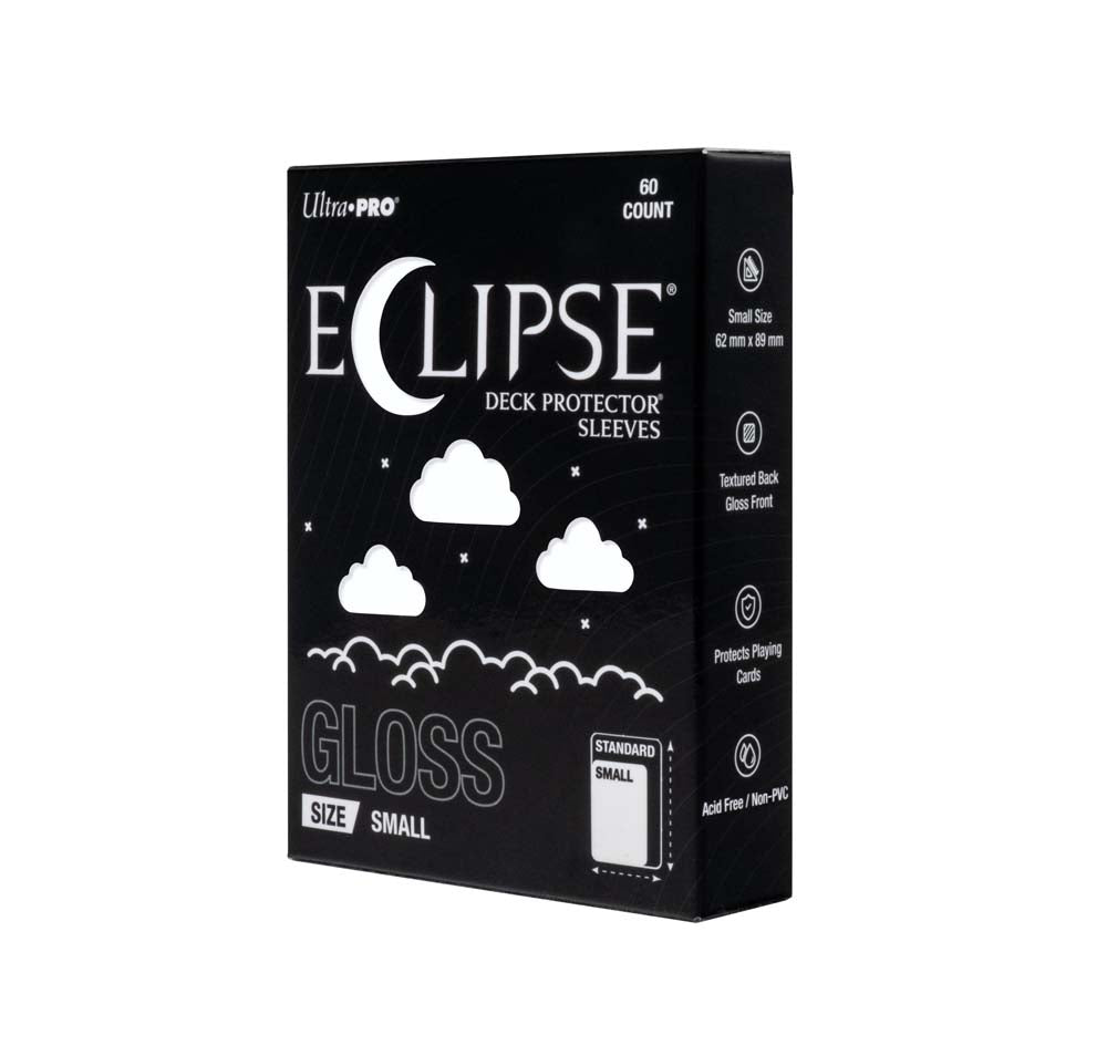 Ultra Pro ECLIPSE Gloss Small DECK PROTECTOR Sleeves: Arctic White - 60ct
