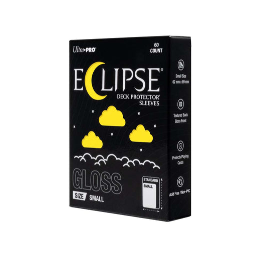 Ultra Pro ECLIPSE Gloss Small DECK PROTECTOR Sleeves: Lemon Yellow - 60ct