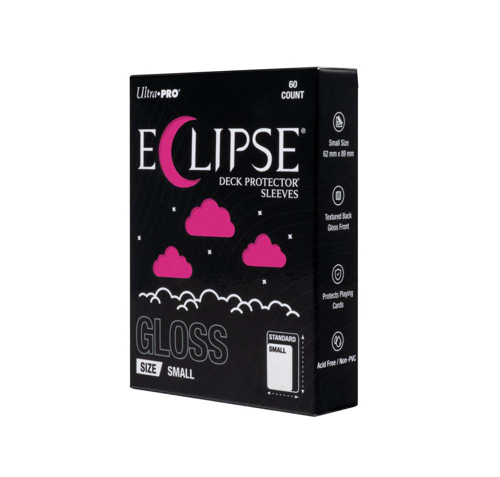 Ultra Pro ECLIPSE Gloss Small DECK PROTECTOR Sleeves: Hot Pink - 60ct