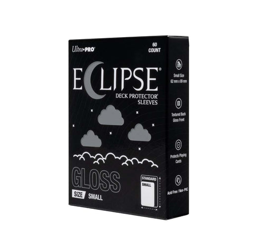 Ultra Pro ECLIPSE Gloss Small DECK PROTECTOR Sleeves: Smoke Grey - 60ct