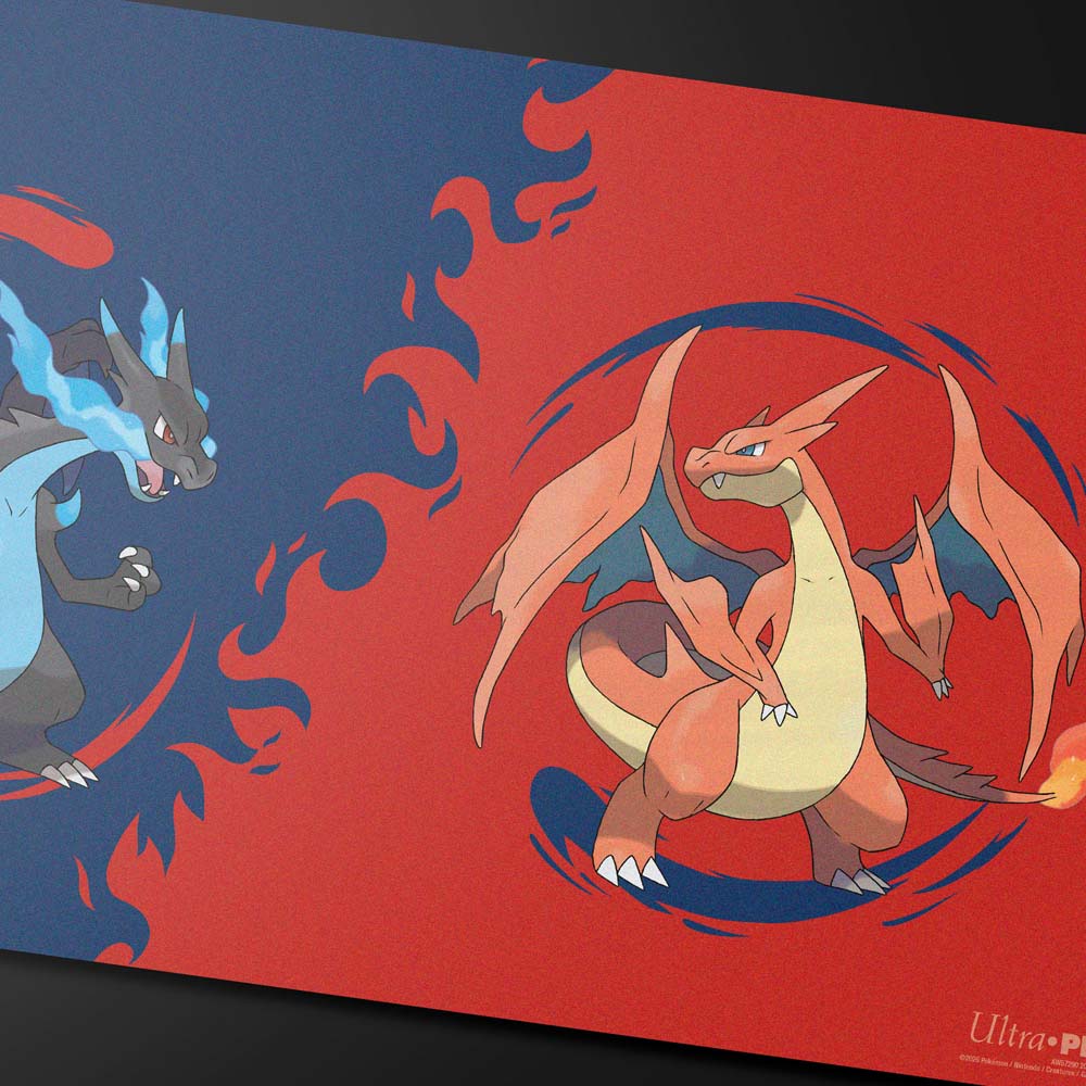 Ultra Pro Pokémon TCG - Mega Charizard X & Mega Charizard Y Playmat