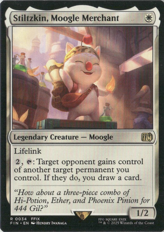 Stiltzkin, Moogle Merchant - FINAL FANTASY