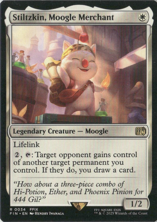 Stiltzkin, Moogle Merchant - FINAL FANTASY