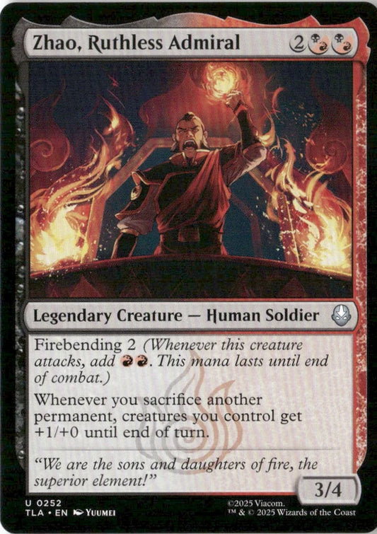 Zhao, Ruthless Admiral - Avatar: The Last Airbender