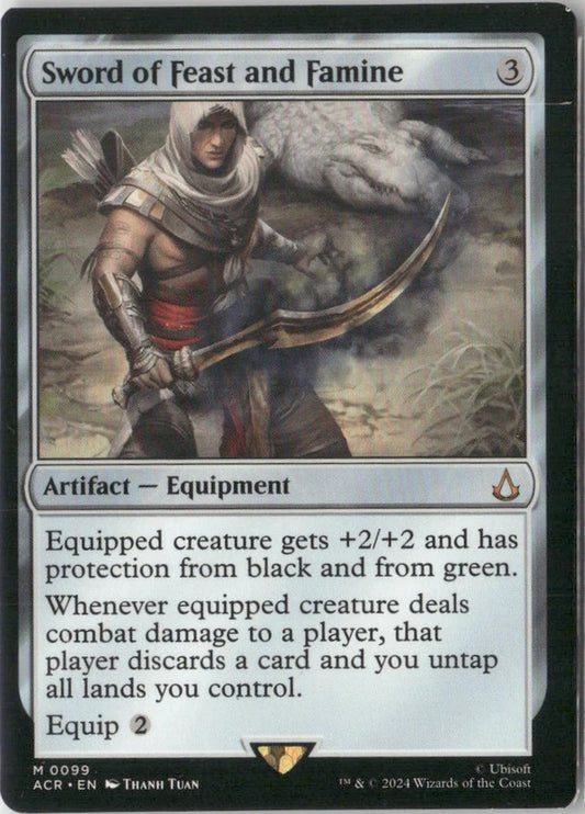 Scan Image | Sword of Feast and Famine - Universes Beyond: Assassin's Creed | [EB59984F]