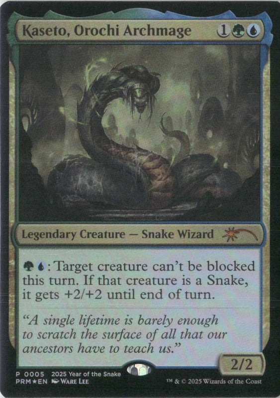 Scan Image | Kaseto, Orochi Archmage (Year of the Snake 2025) - Standard Showdown Promos | [CC81292D]