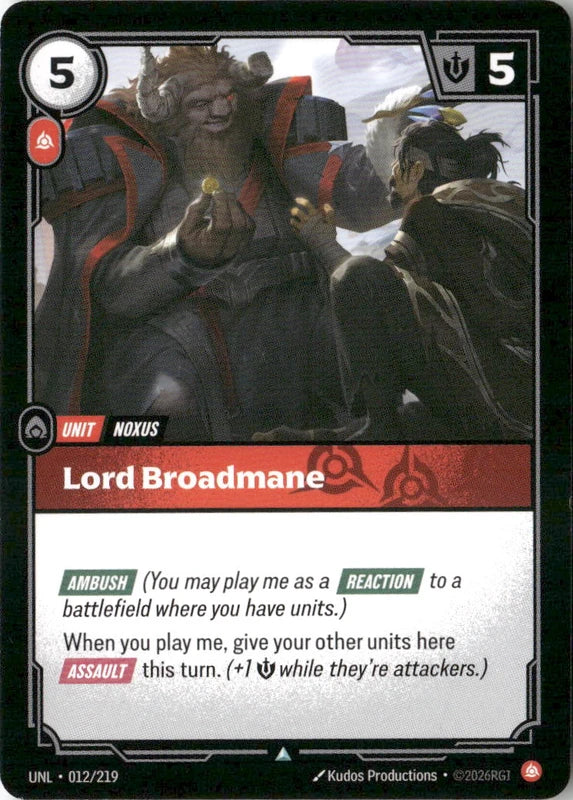 Lord Broadmane - Unleashed