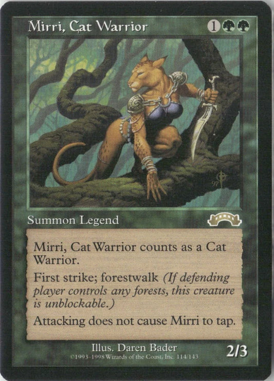 Scan Image | Mirri, Cat Warrior - Exodus | [892DB572]