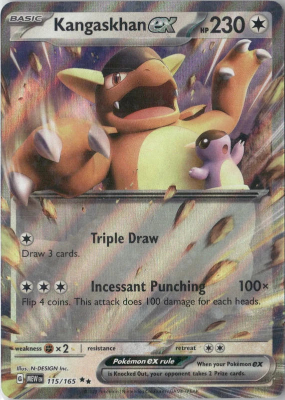 Kangaskhan ex - 115/165 - SV: Scarlet & Violet 151