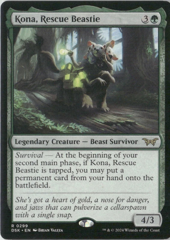 Scan Image | Kona, Rescue Beastie (0299) - Duskmourn: House of Horror | [B46981EA]