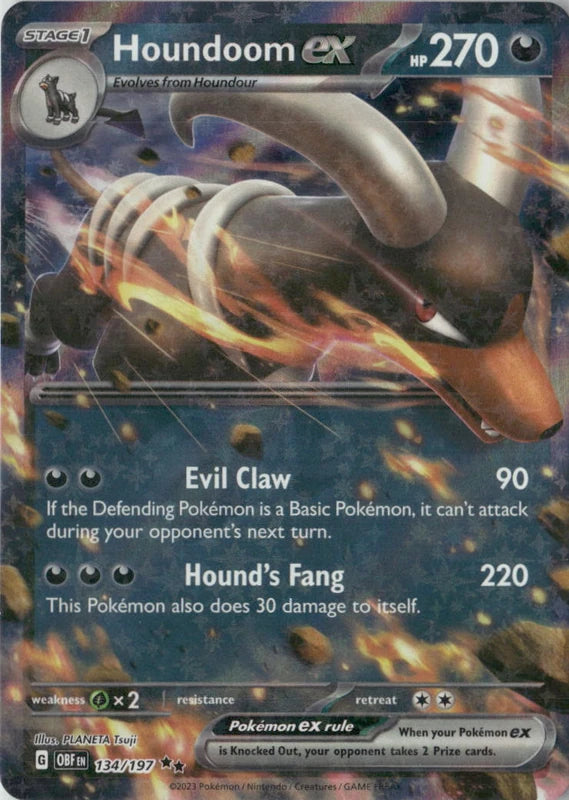 Houndoom ex - SV03: Obsidian Flames