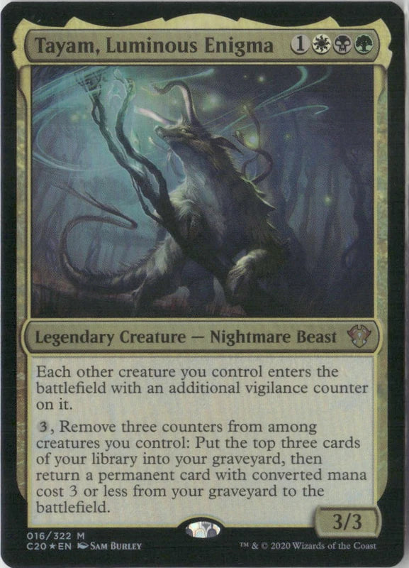 Scan Image | Tayam, Luminous Enigma - Commander 2020 | [51E48C4C]