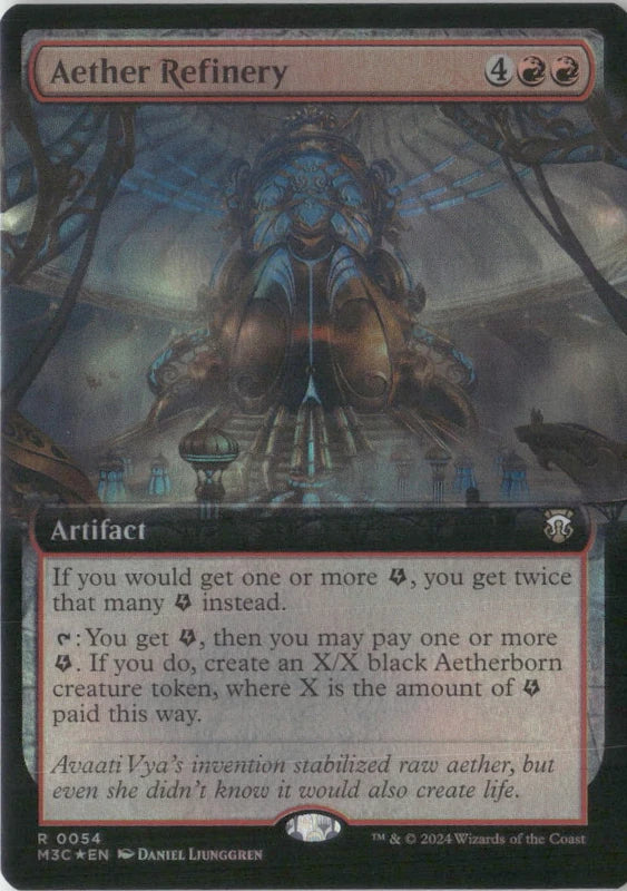 Scan Image | Aether Refinery (Extended Art) (Ripple Foil) - Commander: Modern Horizons 3 | [6F59F3BA]