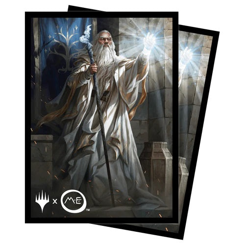 Ultra Pro: LotR: Tales of Middle-earth 100ct Deck Protector Sleeves 2 - Featuring: Gandalf for M:tG