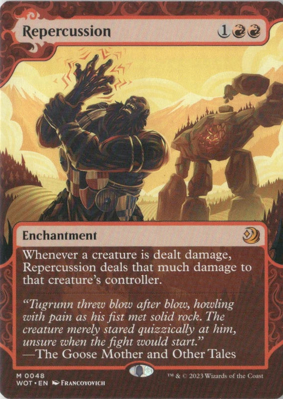 Scan Image | Repercussion - Wilds of Eldraine: Enchanting Tales | [187595D5]