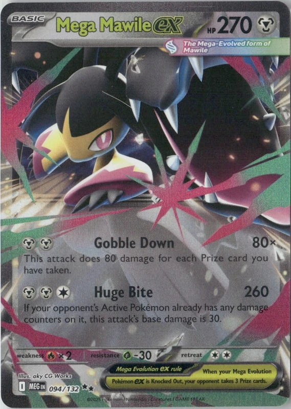 Mega Mawile ex - 094/132 - ME01: Mega Evolution