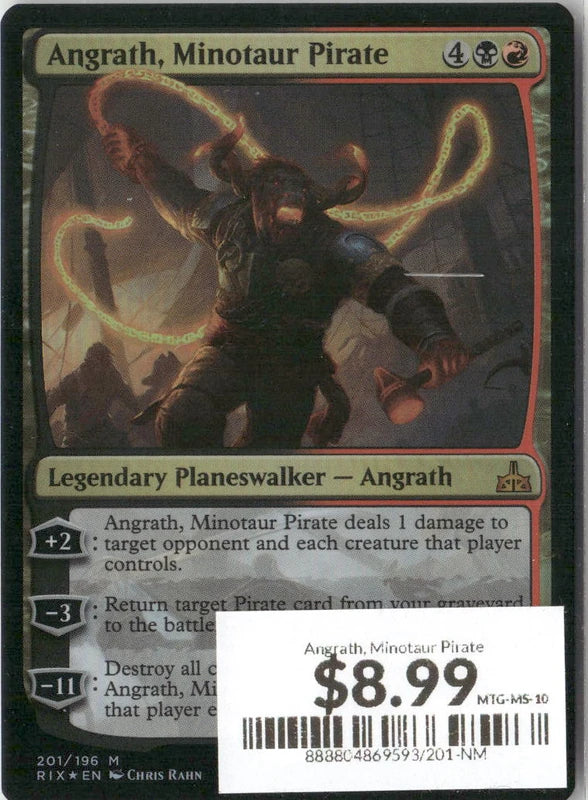Scan Image | Angrath, Minotaur Pirate - Rivals of Ixalan | [AE9A0AA5]