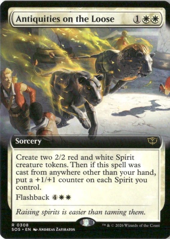 Antiquities on the Loose (Extended Art) - Secrets of Strixhaven