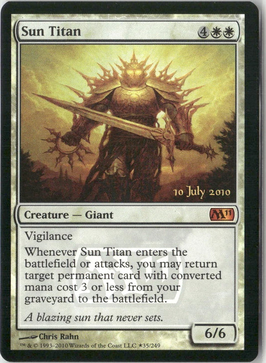 Scan Image | Sun Titan - Prerelease Cards | [0CA17F50]