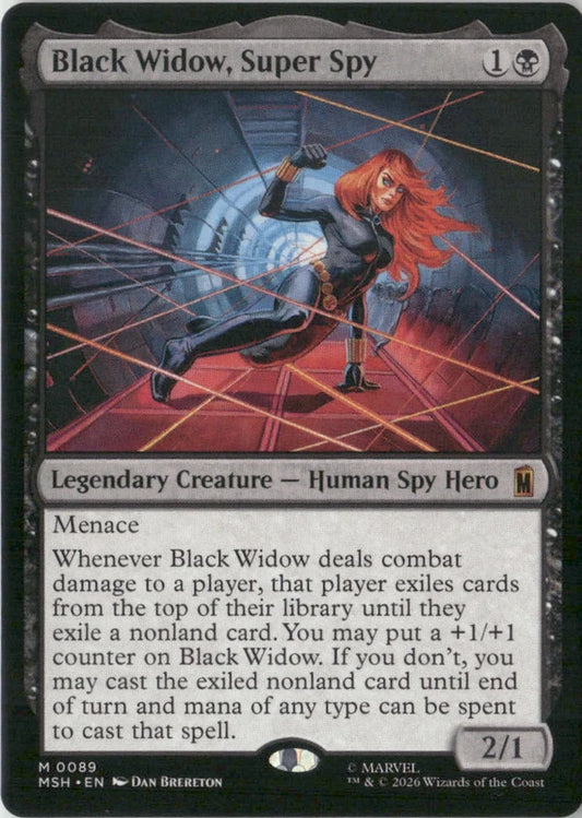 Scan Image | Black Widow, Super Spy - Marvel Super Heroes | [8EED798D]