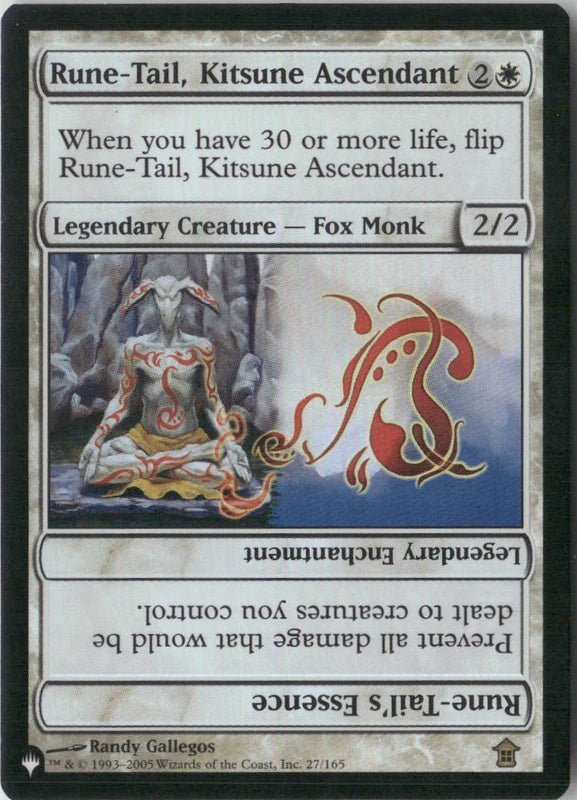 Scan Image | Rune-Tail, Kitsune Ascendant - Saviors of Kamigawa | [D3361FC9]