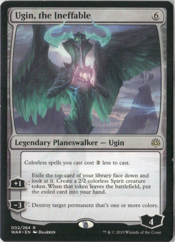 Scan Image | Ugin, the Ineffable - War of the Spark | [CEB151EE]