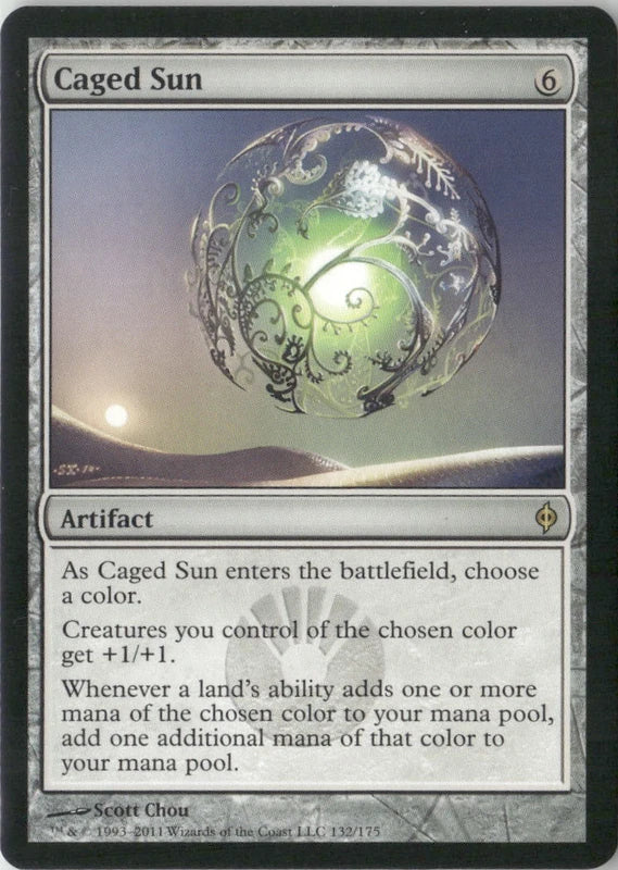 Scan Image | Caged Sun - New Phyrexia | [D140D60E]