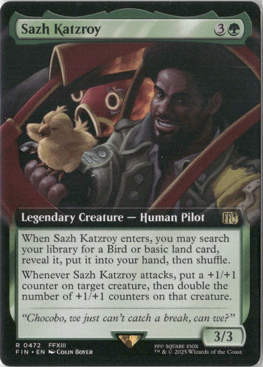 Scan Image | Sazh Katzroy (Extended Art) - FINAL FANTASY | [EA54B768]