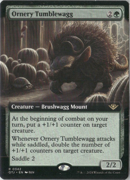 Ornery Tumblewagg (Extended Art) - Outlaws of Thunder Junction
