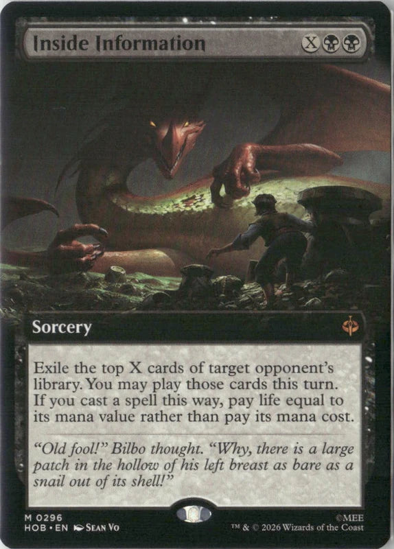 Scan Image | Inside Information (Extended Art) - The Hobbit | [F5381D5E]