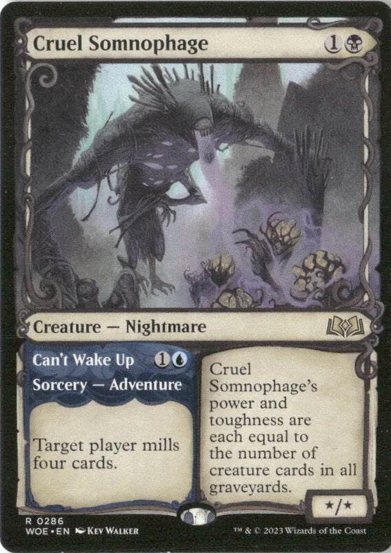 Cruel Somnophage (Showcase) - Wilds of Eldraine