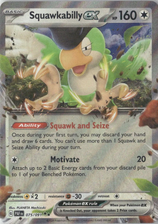 Squawkabilly ex - 075/091 - SV: Paldean Fates