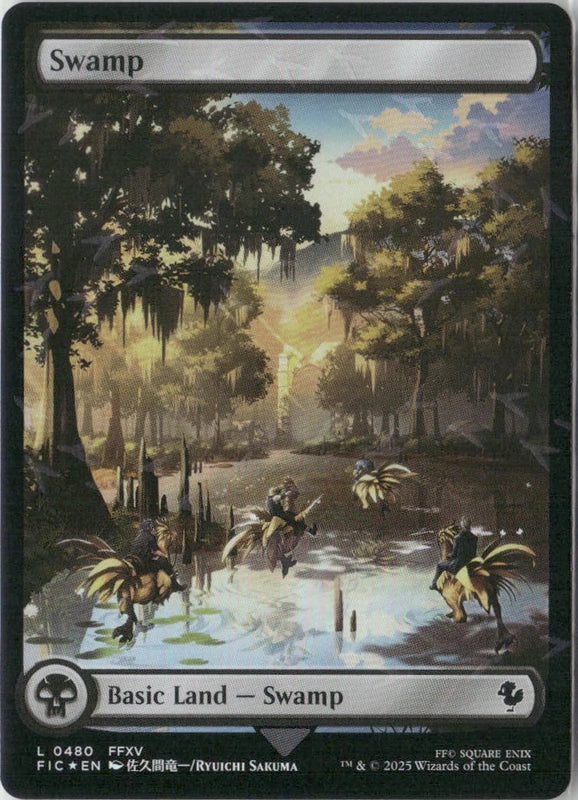 Scan Image | Swamp (Chocobo Track Foil) - Commander: FINAL FANTASY | [63D5C63B]