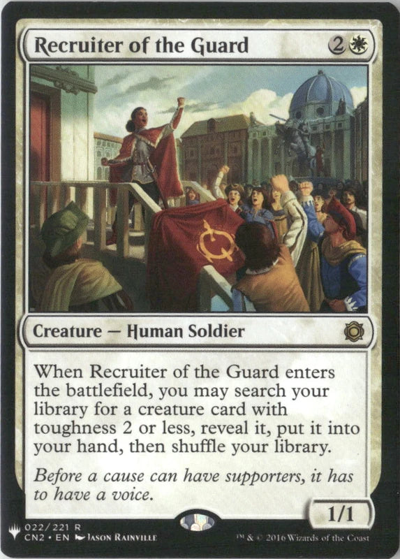 Scan Image | Recruiter of the Guard - The List Reprints | [B22DA690]