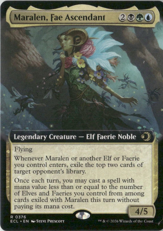Scan Image | Maralen, Fae Ascendant (Extended Art) - Lorwyn Eclipsed | [AE325281]