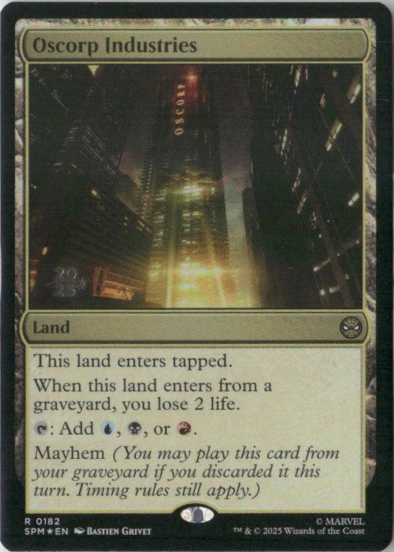 Scan Image | Oscorp Industries - Prerelease Cards | [1F315D1B]
