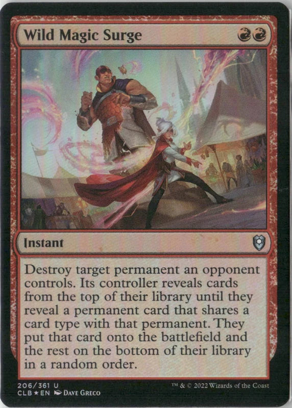 Scan Image | Wild Magic Surge - Commander Legends: Battle for Baldur's Gate | [497E69C8]
