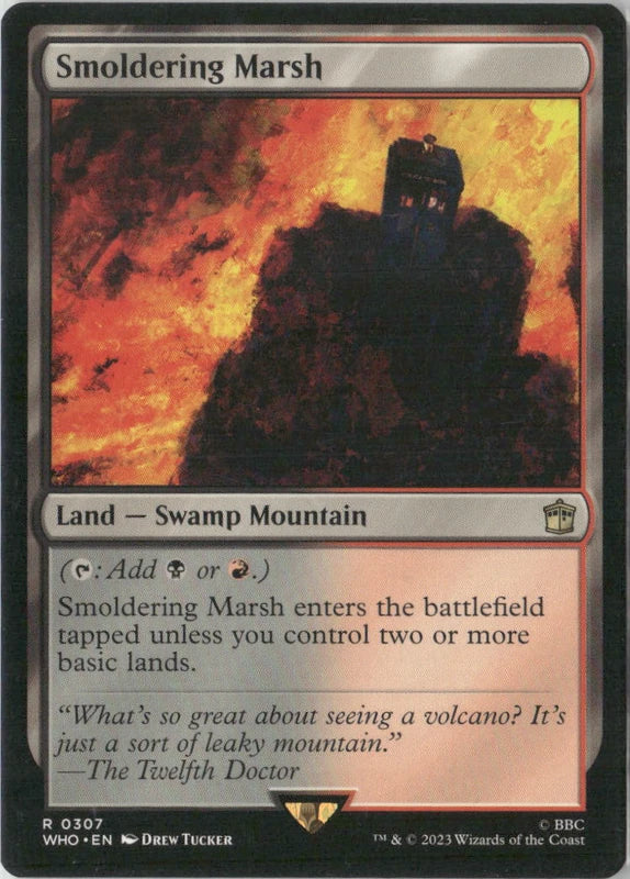 Scan Image | Smoldering Marsh - Universes Beyond: Doctor Who | [1C9A2CA3]